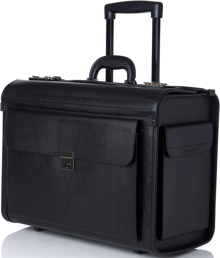 Alpine Swiss Rolling 17" Laptop Briefcases