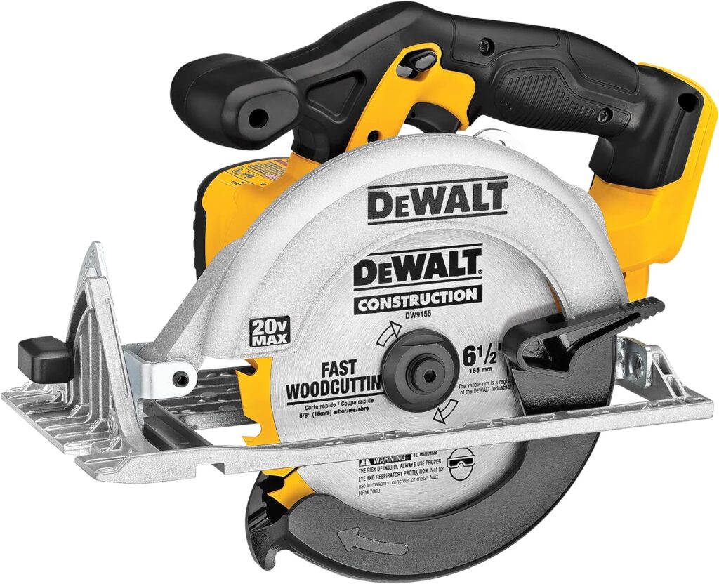 DEWALT 20V MAX Circular Saw, 6-1/2-Inch Blade