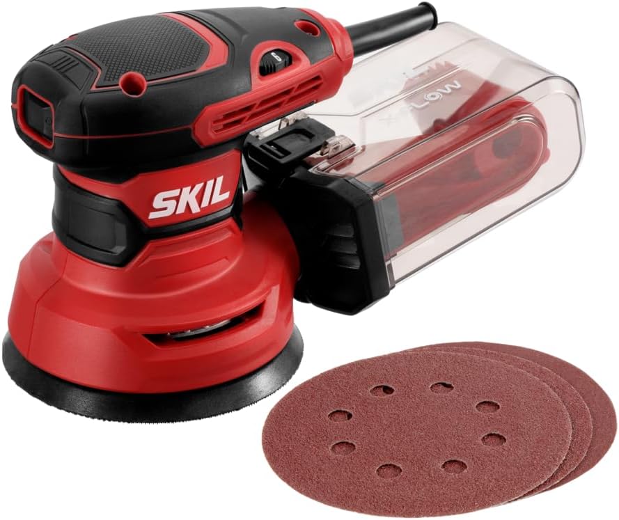 SKIL 5” Random Orbital Sander with Cyclonic Dust Box